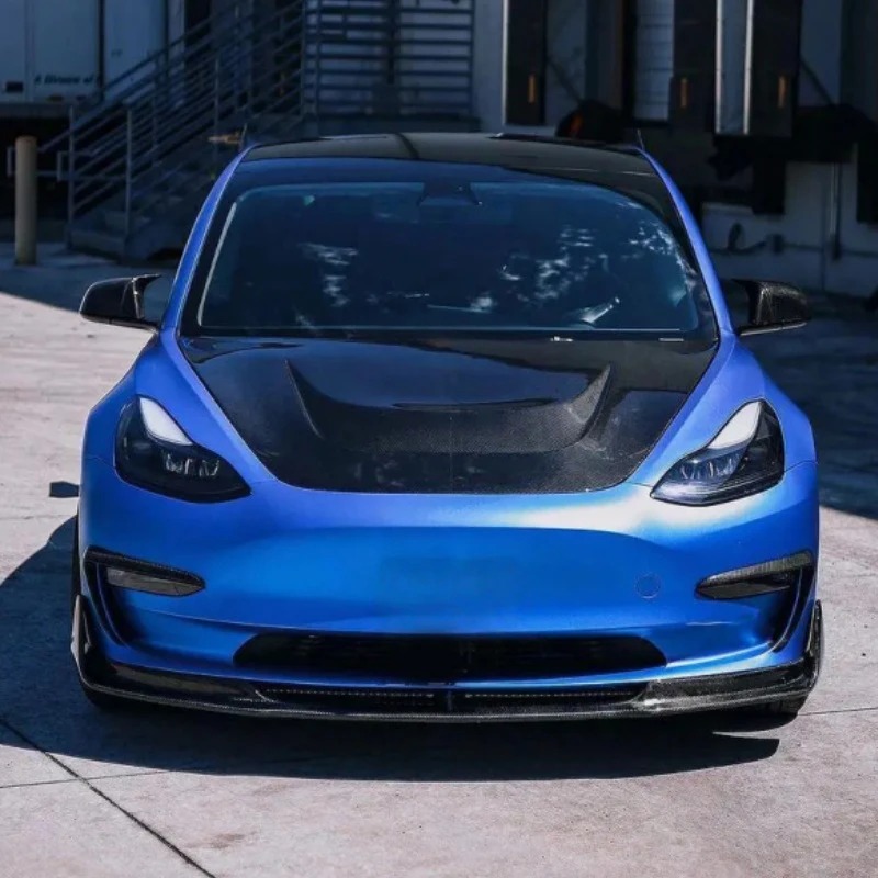 2017-2022 Carbon Fiber Front Hood for  Model 3 Carbon Fiber Front Trunk Lid for  Model 3 Car Parts